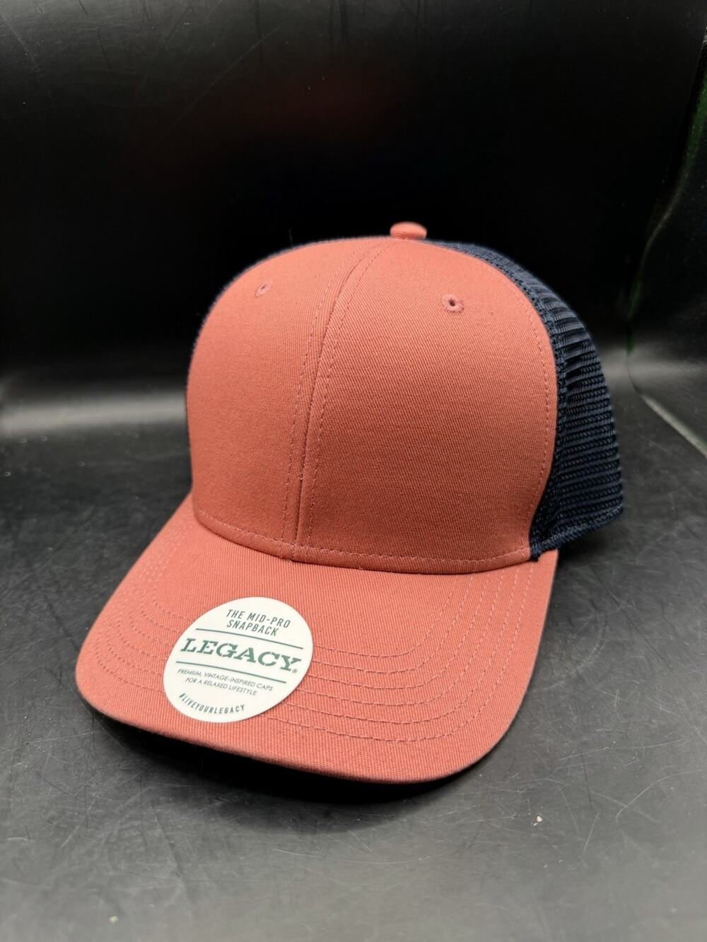 LEGACY Mid-Pro Mesh-Back Hat, Baseball Cap, Adjustable Snapback